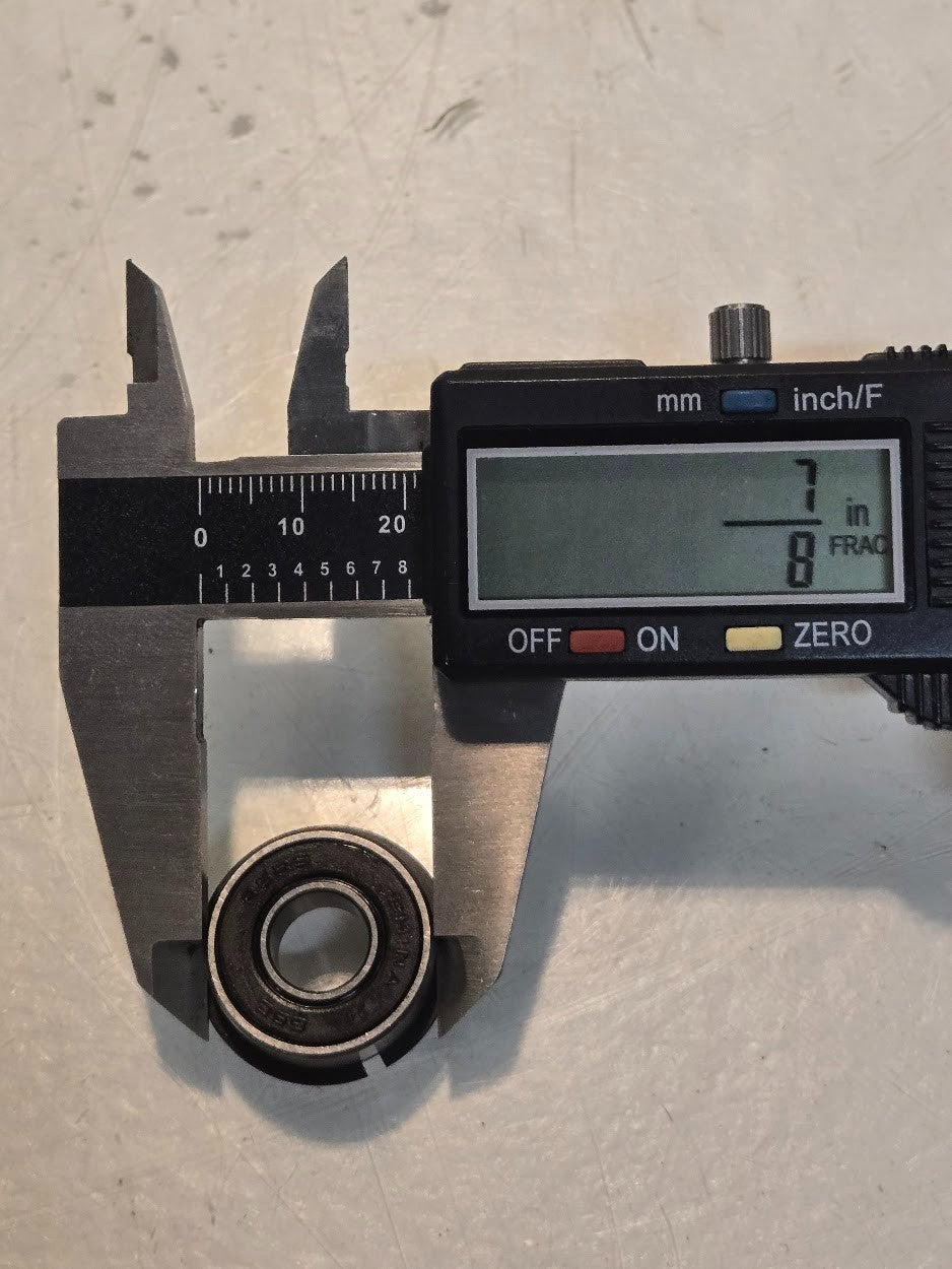 10 Quantity of GBC Snap Ring Bearings R6RS | 7/8 in OD x 3/8 in Bore (10 Qty)