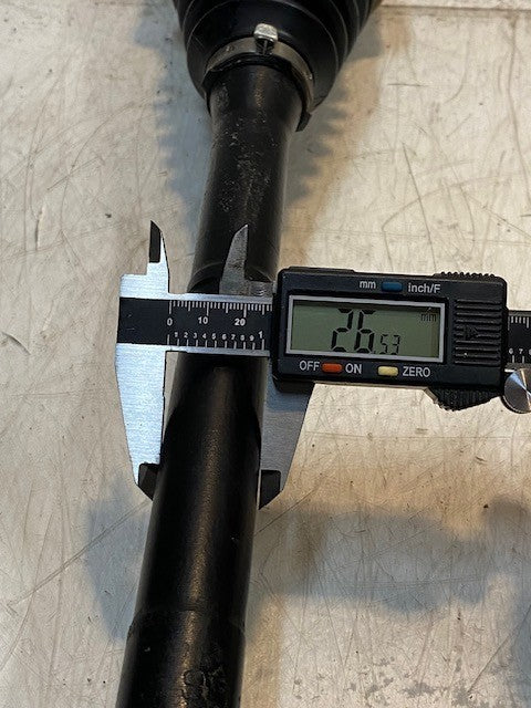 CV Axle Shaft DF51 00009668 | 30" Long 5" Diameter 27mm Shaft 30-Spline