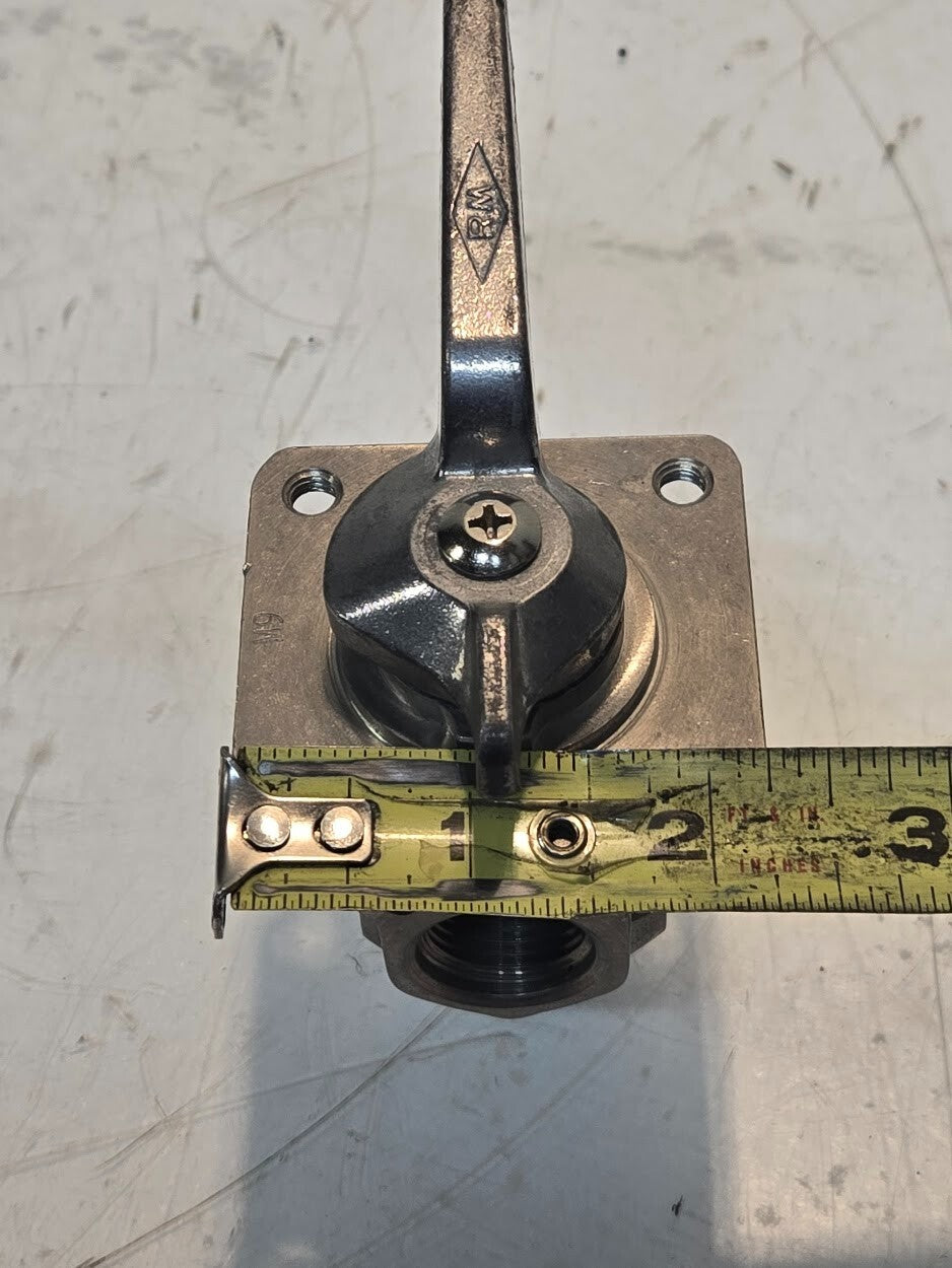 Teledyne Republic Angle Valve 1-2666-3 | 1/2" Female ORB x 1/2" Male Flare