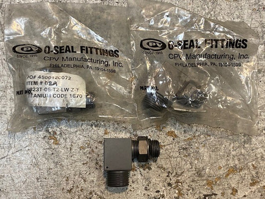 3 Quantity of CPV O-Seal Fittings H823T-06-T2-LW-Z-T | 4500120072 (3 Quantity)