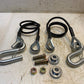 Set of 2 Trailer Safety Cables 36" Long w/ S Hooks & Hardware Tow Cable Set