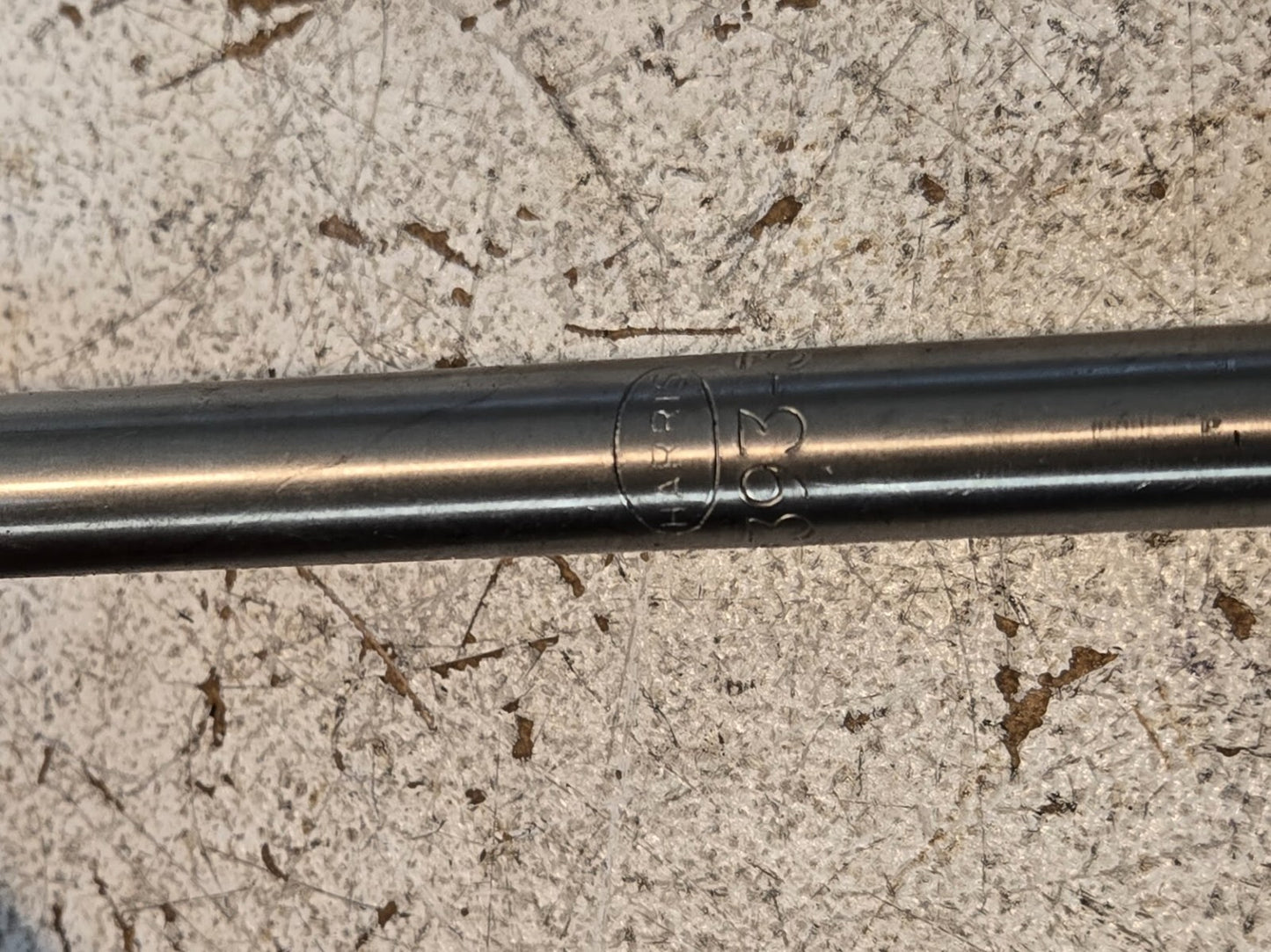Harris 2393-3F 15" Stainless Steel Tip Tube