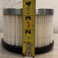 5 Quantity High Efficiency Cylindrical Air Or Vacuum Filter 4-3/4in Dia.
