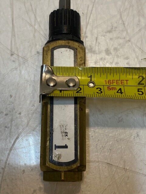 Master Pneumatics Line Lubricator Servo-Meter Valve 1 V 4" L 9mm ID 6mm Shaft