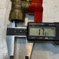 15 Quantity of Jomar Gas Ball Valves FIG-T205R 1/2" Red T-Handle (15 Quantity)