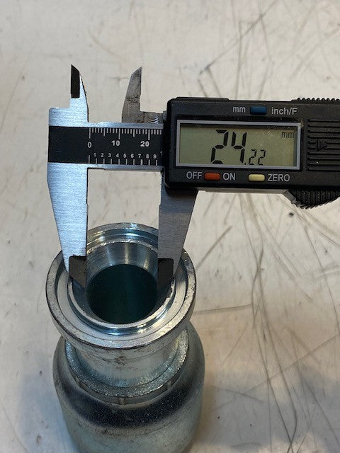 Hydraulic Hose Crimp Fitting 20-20FL | 24mm ID 62mm OD