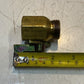2 Quantity of Brass Garden Hose Shut-Off Valves 27mm Thread 48mm L (2 Qty)