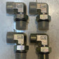 4 Quantity of Elbow Fittings 3X A-12 | 27mm Thread 15mm ID 30mm Thread (4 Qty)