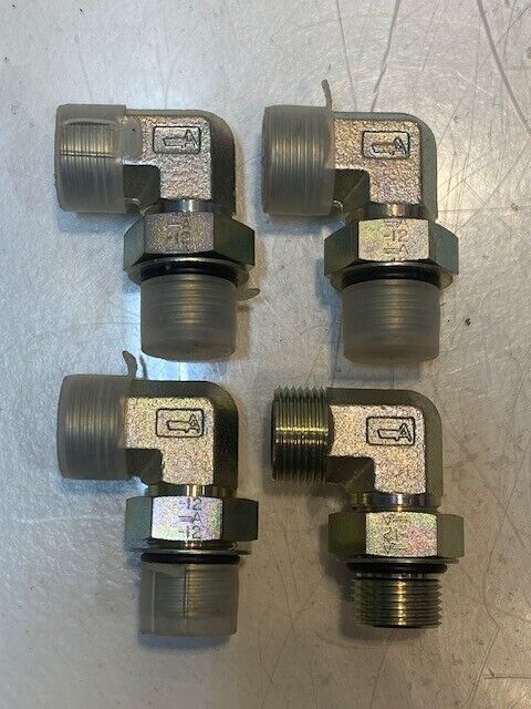 4 Quantity of Elbow Fittings 3X A-12 | 27mm Thread 15mm ID 30mm Thread (4 Qty)
