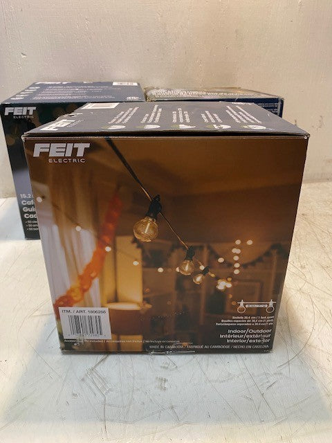3 Quantity of Feit Electric 50ft LED String Light w/ Bulbs 1806288 (3 Qty)