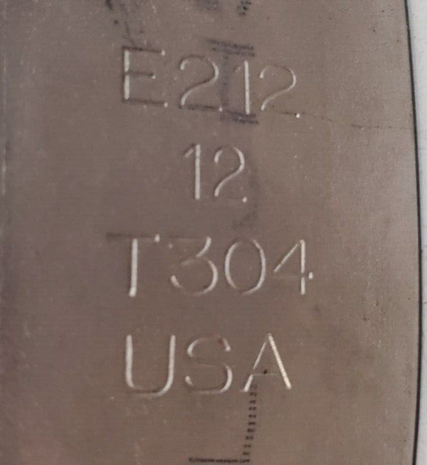 2 Qty. of Stainless Steel Riser Clamp T-304 E212 CH56230149 Flat 1/2x2" (2 Qty)