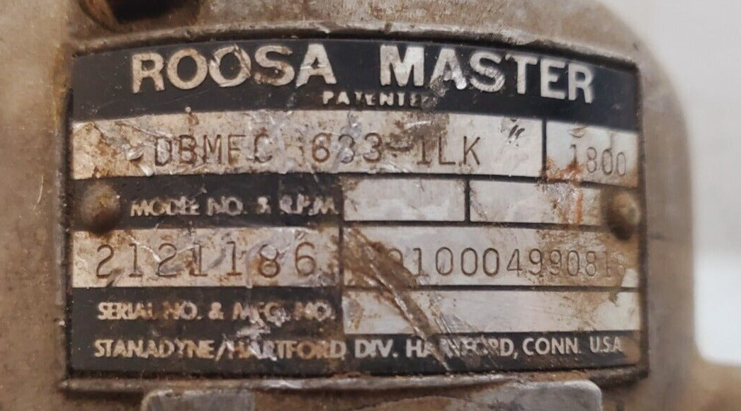 Roosa Master Injection Pump DBMFC | 633-1LK | 2121186 | 1800