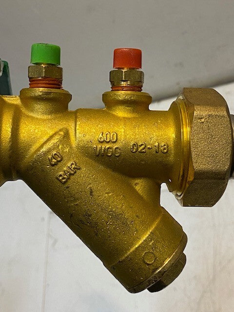 Nexus Valve 40 Bar 600 WOG 02-18 w/ Braided Hose 30-1/2 Long 30mm Thick 26mm End