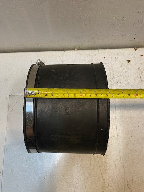 Mission Rubber Reducer Coupling SBCCI BOCA 6" CI/PL to 6" CI/PL, B602, MR56-66