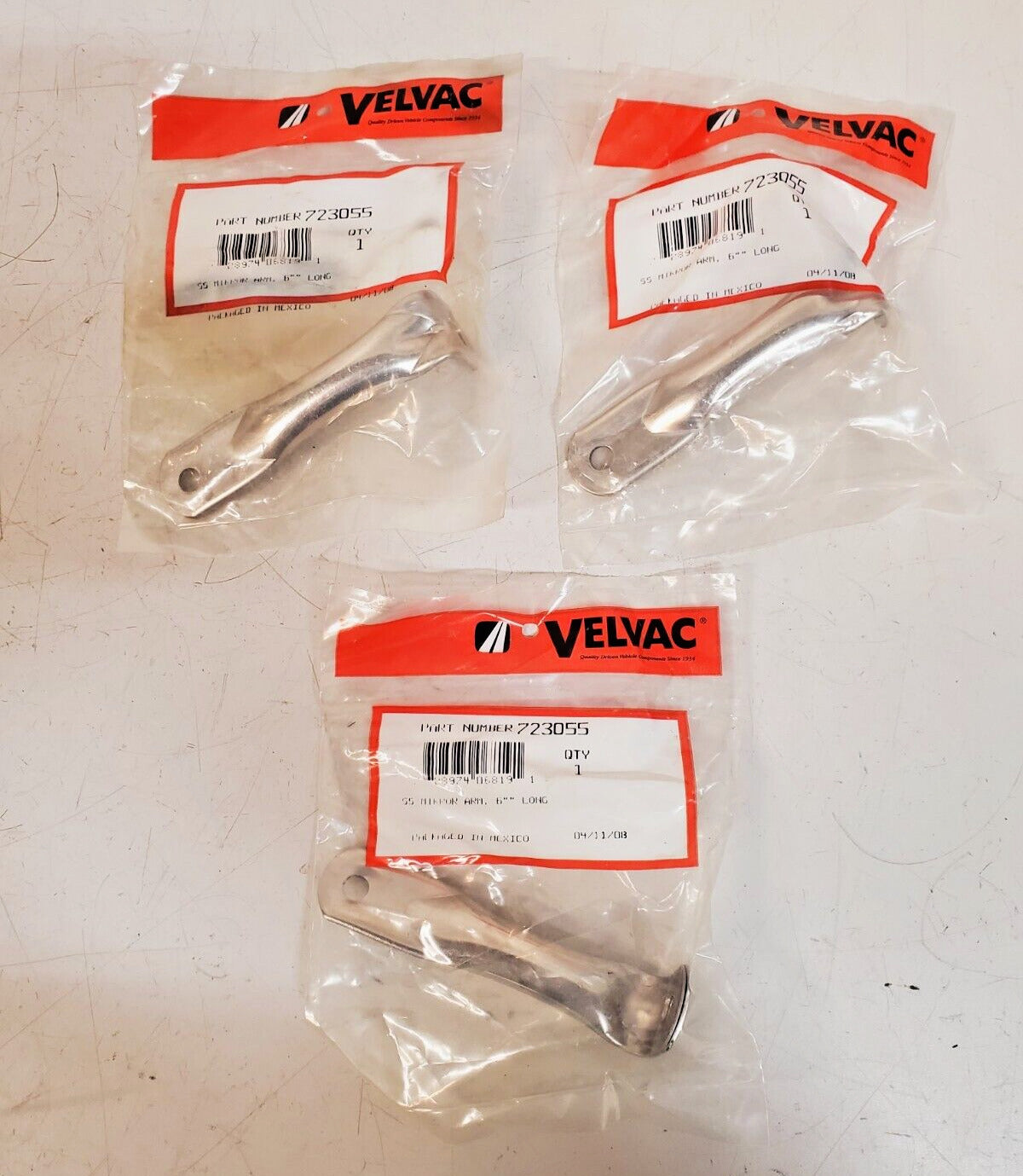 3 Quantity of Velvac Pivot Bolt Mounting Brackets 723055 (3 Qty)