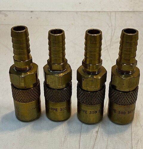4 Quantity of PPE 300 Series Quick Connect Couplings Push-Lok (4 Quantity)