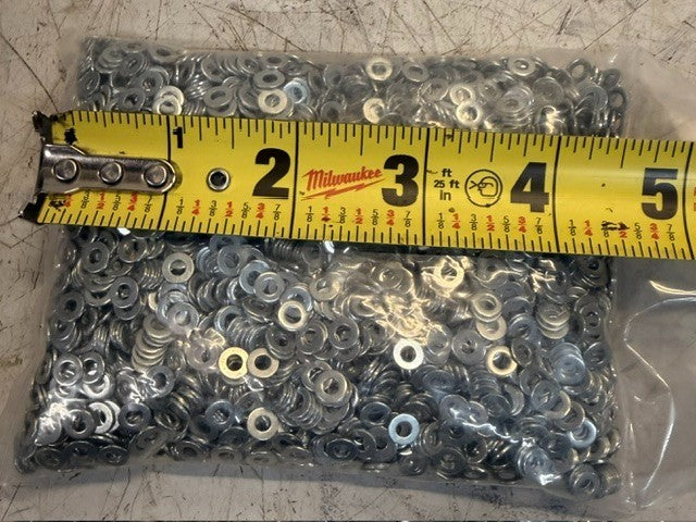 Hardware Specialty Co. Bag Of 5000 Flat Washers SWA12X25X03ZPT48 Steel Fasteners
