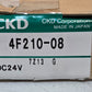 CKD 4F210-08 Pnuematic Solenoid Valve DC24V | 7Z13 G | 0.1-1.0 MPa | C1C2 E1SE2