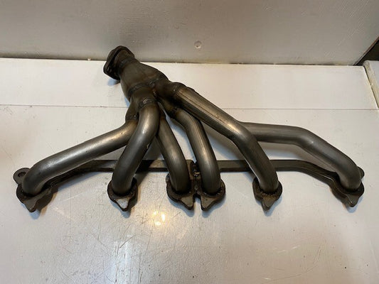 6-Branch Exhaust Header 28" L 15" W 5" H 53mm Main Bore 39mm Center Bore