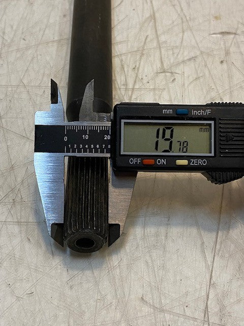 Clutch Sliding Main Shaft 16-1/2" Long  24-Spline 20mm End 26mm Shaft 16mm End