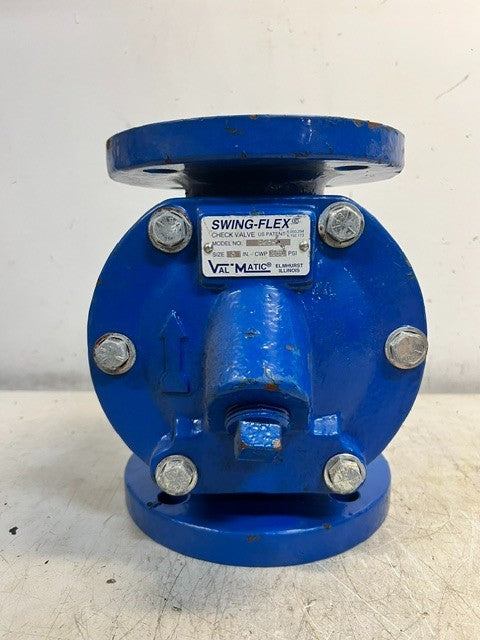 Val Matic Swing-Flex Check Valve 503A 3" Flanged Ductile Iron Backflow Valve