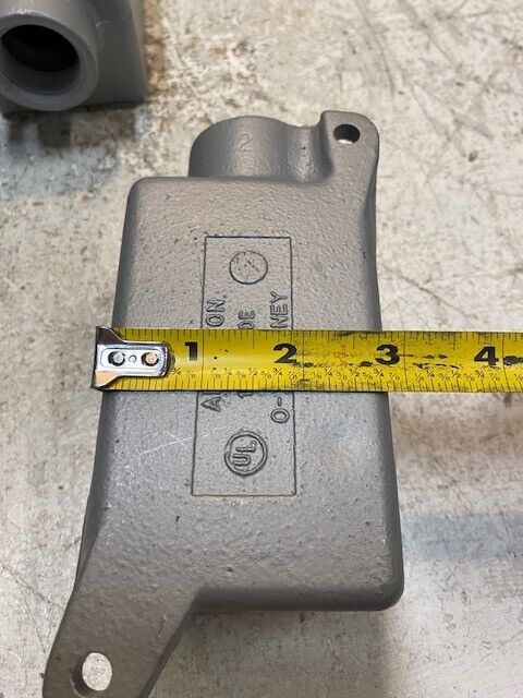 3 Qty of Appleton 127FDE O-Z/GEDNEY 25 cu in Gang Boxes w/ Mounting Lugs (3 Qty)