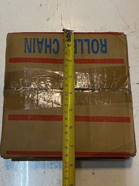 3 Quantity of Ansi Riv 40NP x 10Ft Roller Chains 240 Links (3 Quantity)