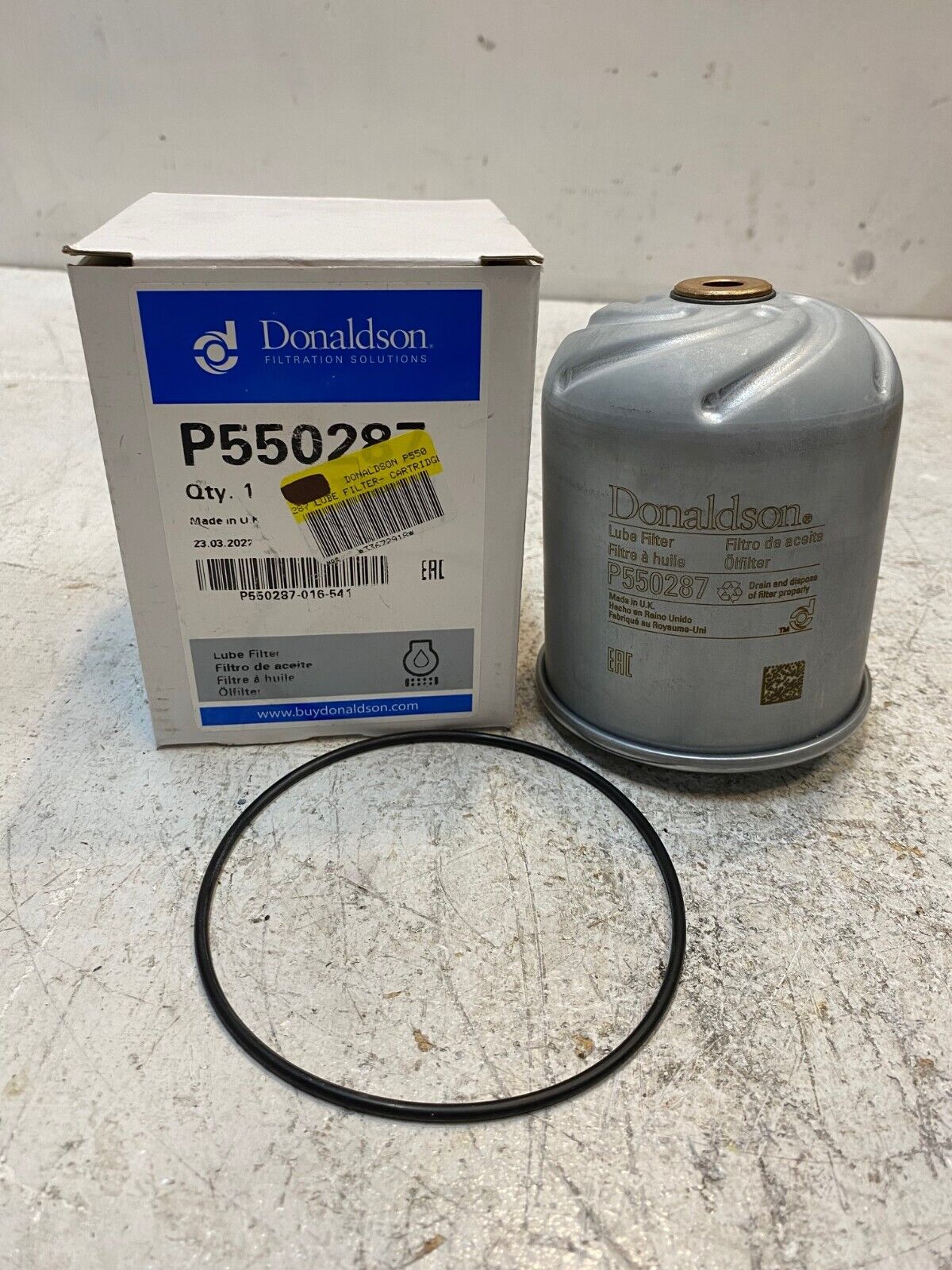 9 Quantity of Donaldson P550287 Lube Filters (9 Quantity)