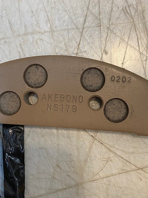 CAT Caterpillar Forklift Brake Pad 9704621800 | Akebono NS179