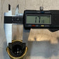 2 Quantity of Brass Garden Hose Shut-Off Valves 27mm Thread 48mm L (2 Qty)