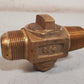 Ford Meter Box Valve 3/4" AWWA x Flare Brass