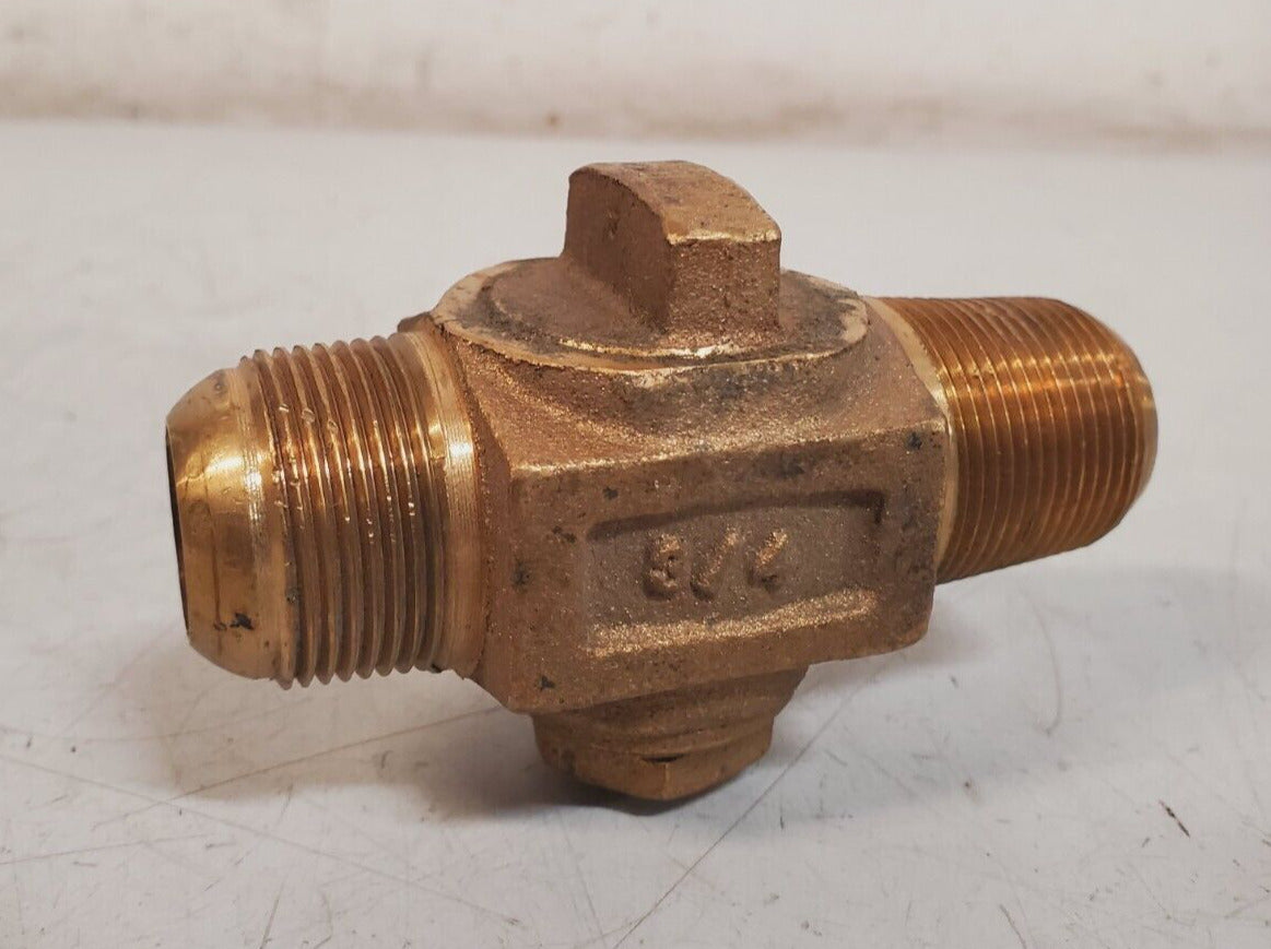 Ford Meter Box Valve 3/4" AWWA x Flare Brass