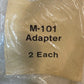 8 Quantity of M-101 Adapters Straight Bulkhead Fittings Male to Female (8 Qty)