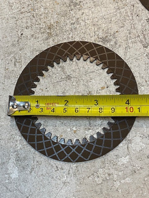 32 Quantity of Friction Clutch Disc Plates 4-1/4" Dia. 38-Teeth (32 Quantity)