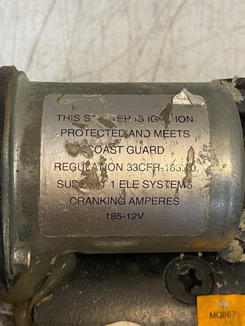 Delco Remanufactured Starter 1108368 Rebuilt Marine Starter 991360