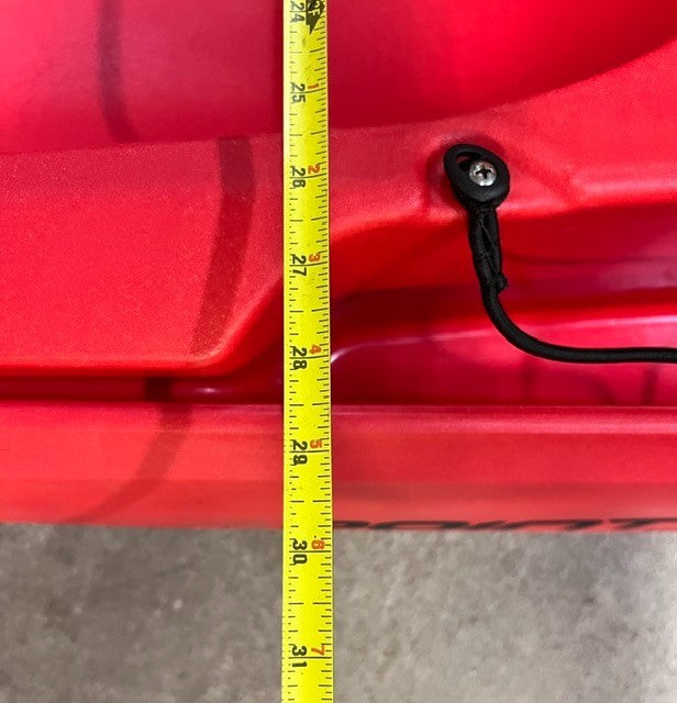 Point 65° N Sweden Modular Kayak Middle Piece Center Module Hull Section Red