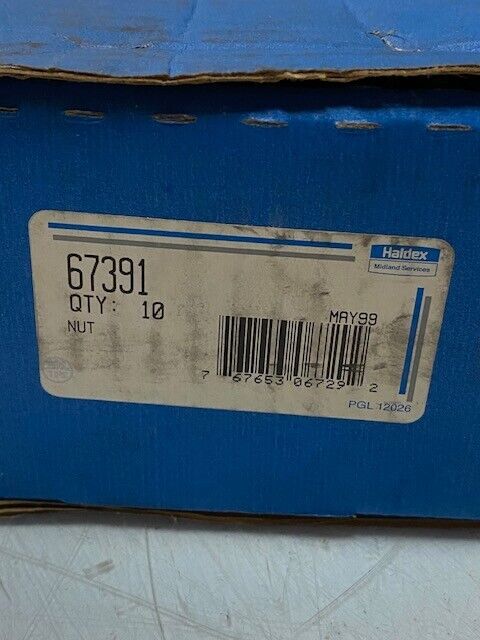 20 Quantity of Midland Haldex 67391 Nuts 3" L 28mm Thread 21mm End (20 Quantity)