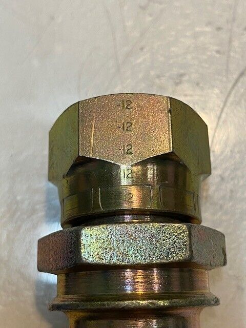 3 Quantity of Swivel Hydraulic Hose Fittings 12 | 25mm Female 26mm Male (3 Qty)