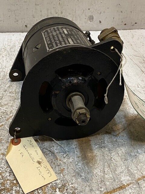 Military Engine Generator 2920-00-391-2989 28V Class B Grade 2 Group B