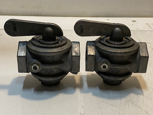 2 Qty of Full Port Aluminum Gas Valve Handles 500 Series 0.5 Psig Max (2 Qty)