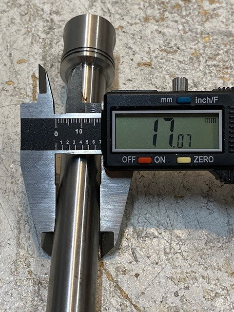 44 Qty of Collet Chuck Holders Straight Extended Shank Rods 7-1/8" Long (44 Qty)