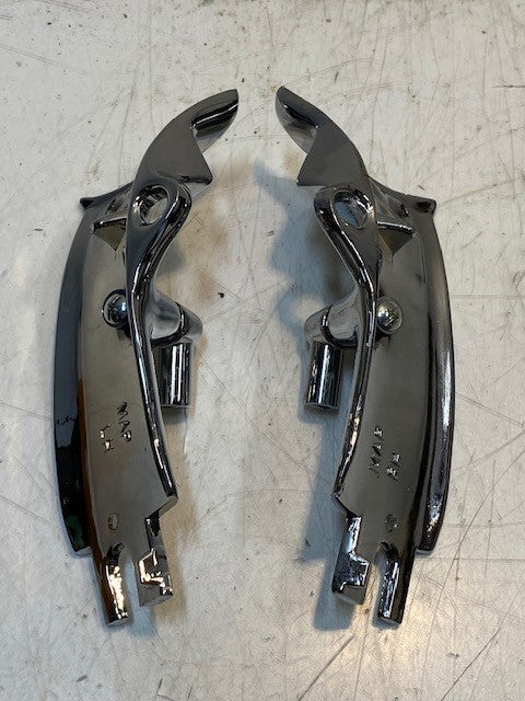 Pair of Chrome Gear Shift Left & Right Pedal Covers for Motorcycle MAP LH MAP RH