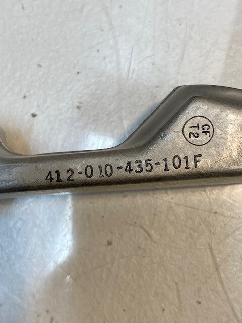 Piece of WestCan Aircraft 412-010-435-101F, HT385748, MFR56333, 7075-T73