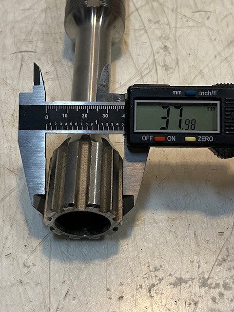Layshaft Main Shaft 12" Long 10-Spline 38mm 41mm End 47mm OD