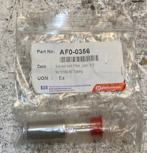 Phenomenex Solvent Inlet Filter 2um S.S. for 1/16in ID Tubing AF0-0356