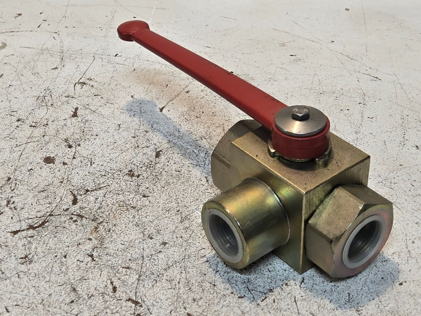 Anchor Flange 3-Way Block Body Threaded Valve AE3LN1-11DB | 5075 PSI