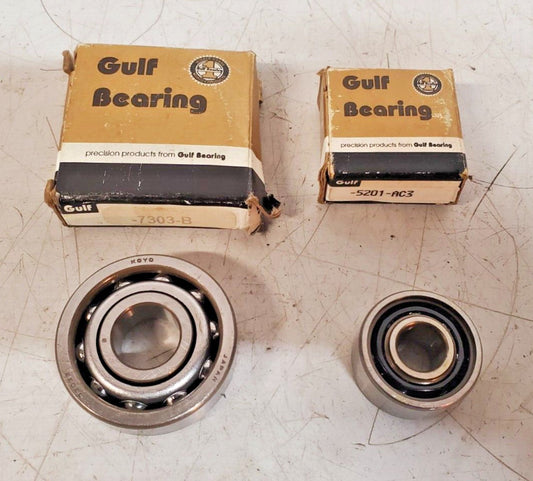 2 Quantity of Gulf Bearings 1 Unit 7303-B & 1 Unit 5201-AC3 (2 Qty)