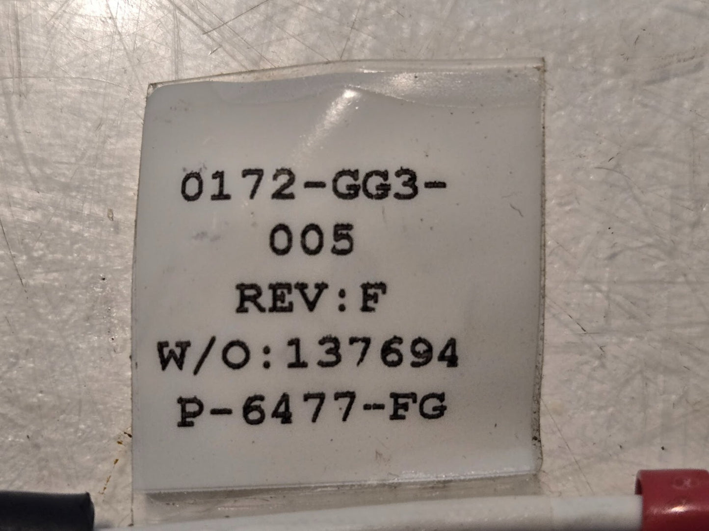 34 Quantity of 0172-GG3-005 Connector Wires | 137694 | P-6477-FG (34 Quantity)