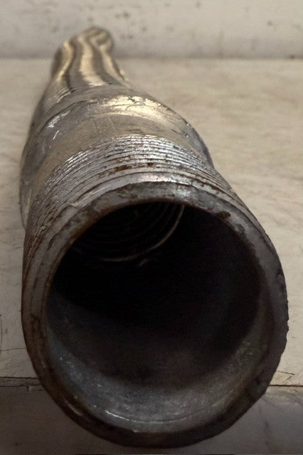 Braided Stainless Steel Flexible Metal Hose 32 In Length Industrial Plumbing