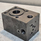 Hydraulic Distributor Manifold 6 5/8"x4 1/2"x4 3/8" Block 1 1/2" Inlet 1" Outlet